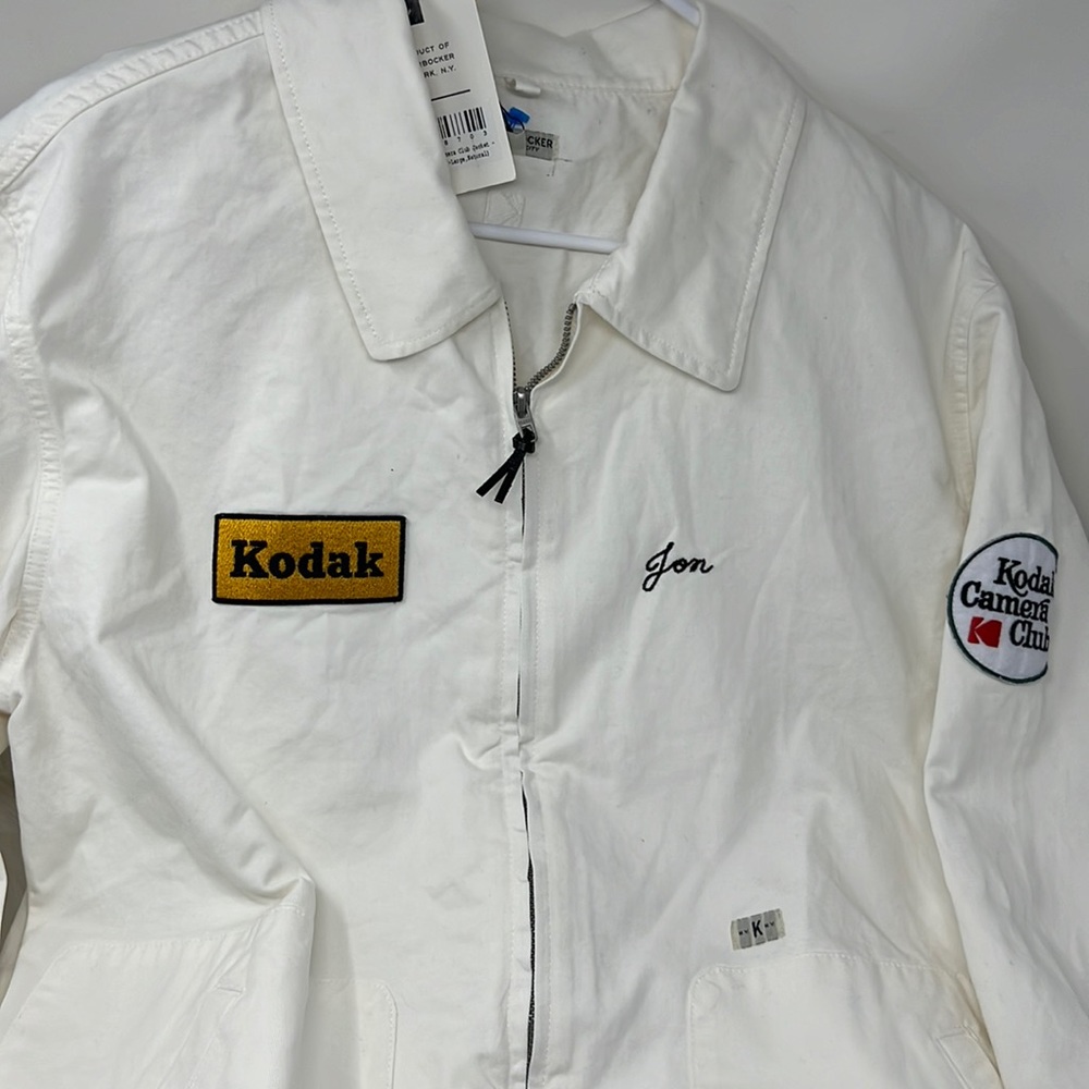 Knickerbocker New York City X Kodak Camera Club Jacket Men’s XL X-Large Natural